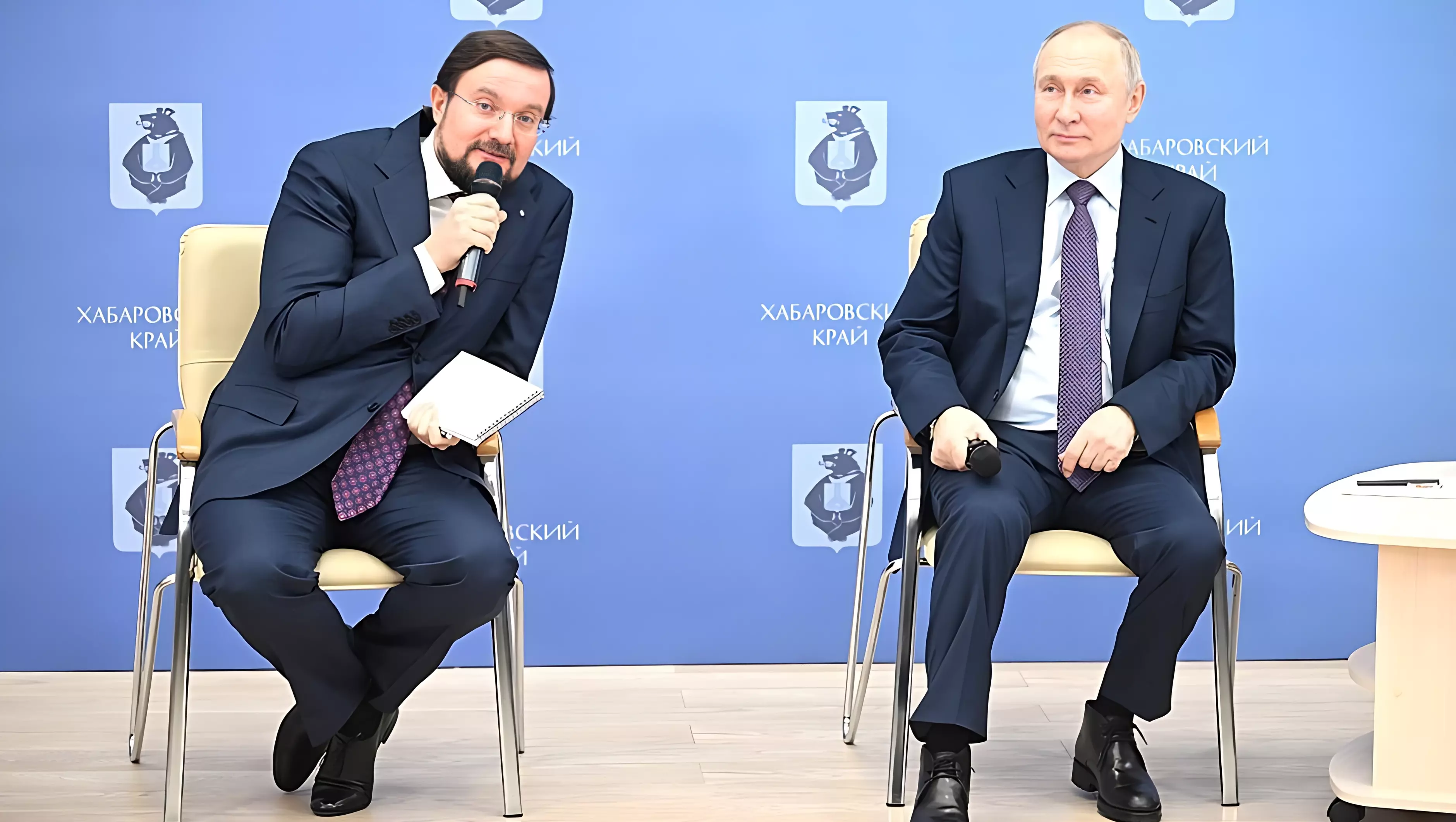 Владимир Путин провел встречу с предпринимателями Хабаровского края